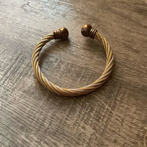 Urban Outfitters Gold and Silver Twisted Bracelet